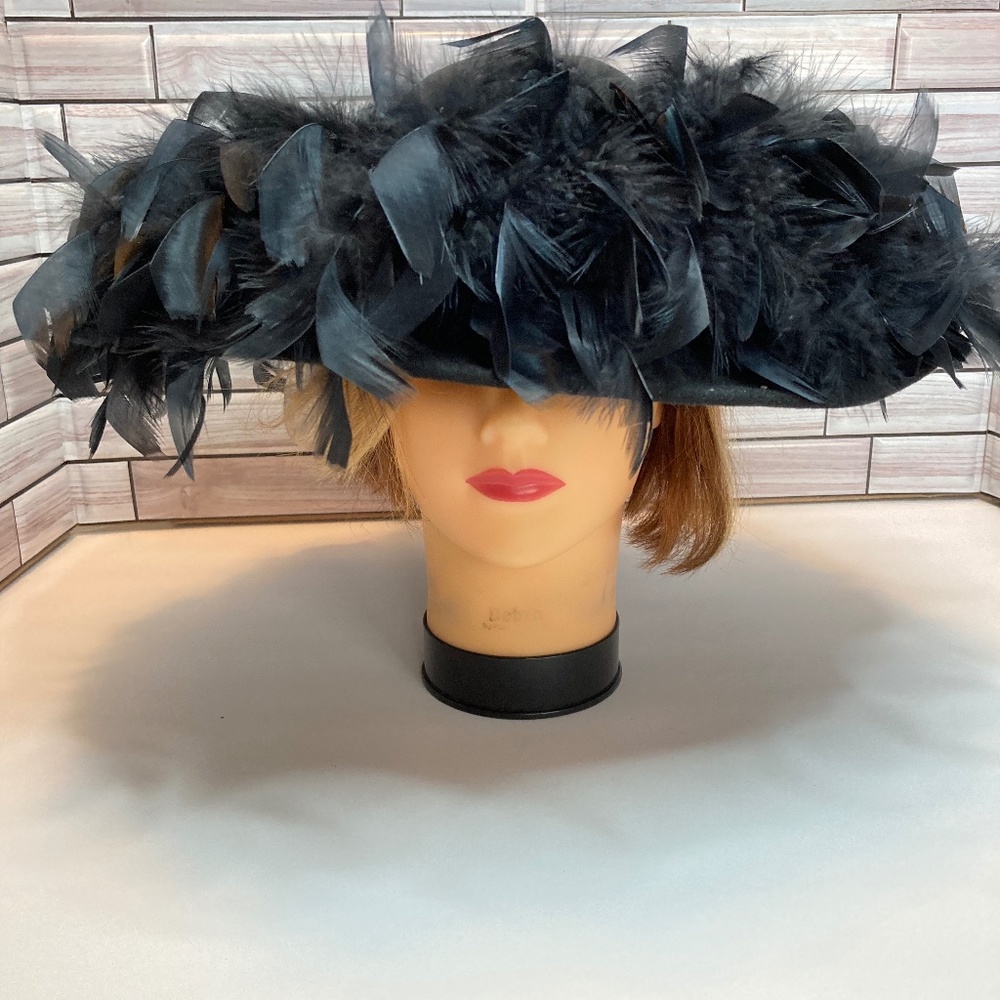 Banash Of Boston Feathered Hat